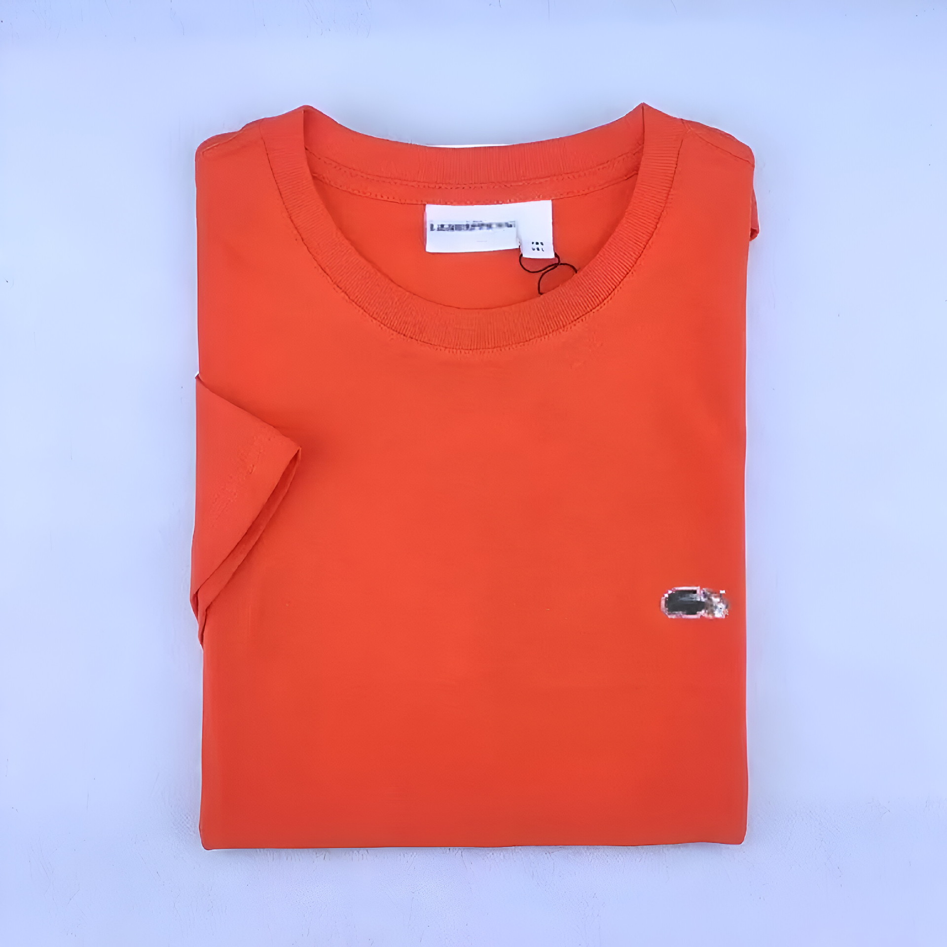 2025爆款刺绣拼色小鱼夏季男士短袖T恤圆领休闲轻奢短袖T